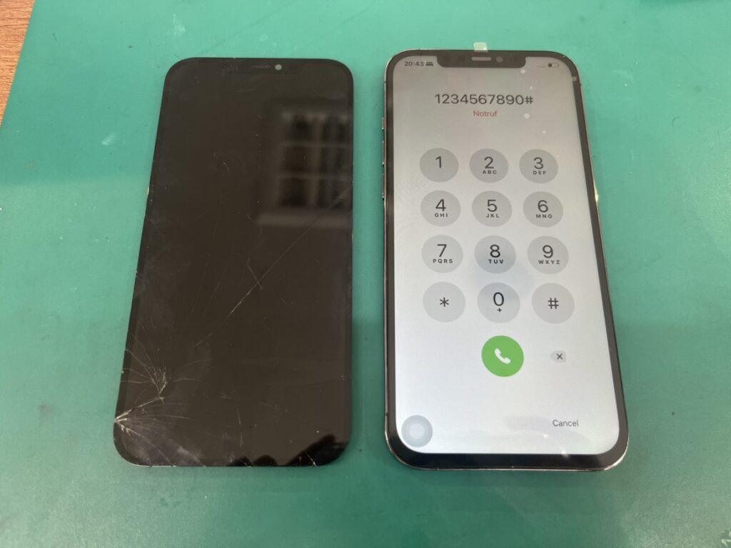 iPhone 12 Pro Max フロントパネル交換 横須賀
