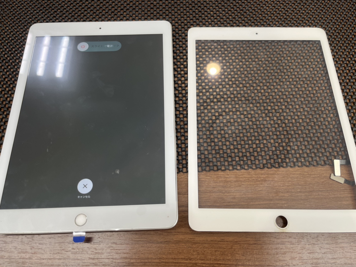 iPad（第5世代）　ガラス交換　横須賀