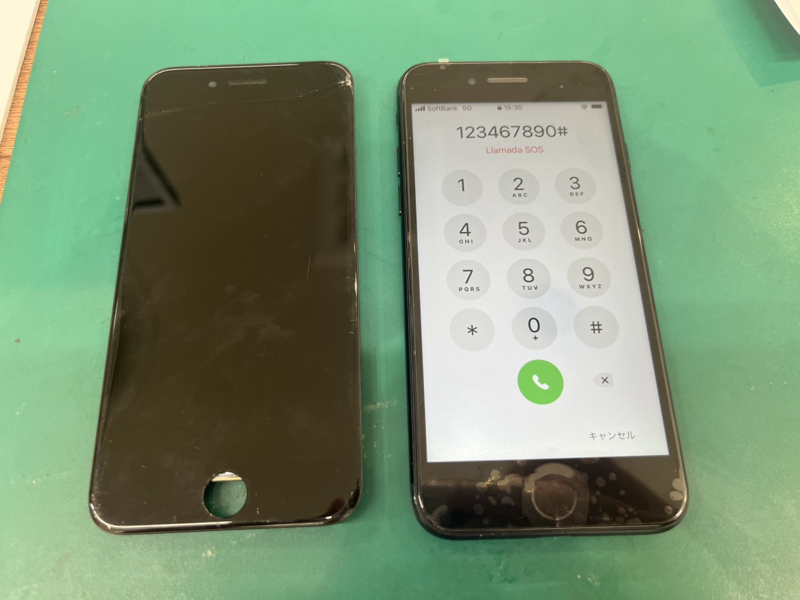 iPhoneSE（第3世代）フロントパネル交換　横須賀