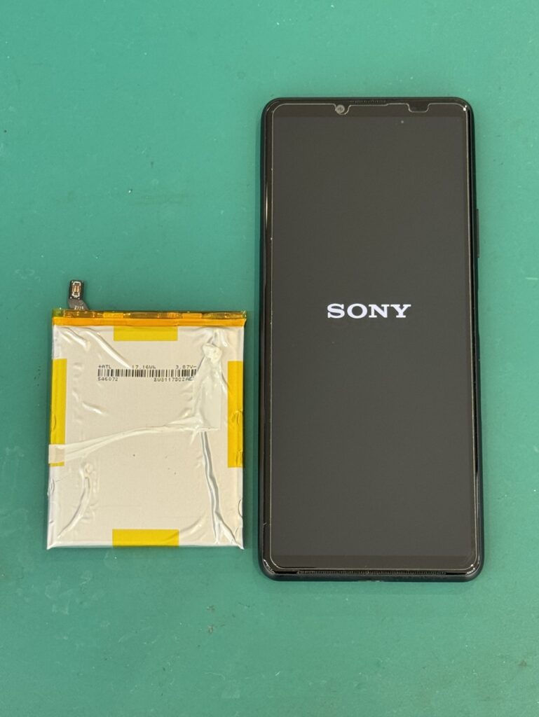修理後のXperia10Ⅲ