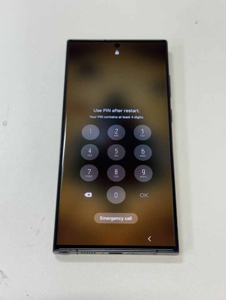 GalaxyS23Ultra 画面交換修理③