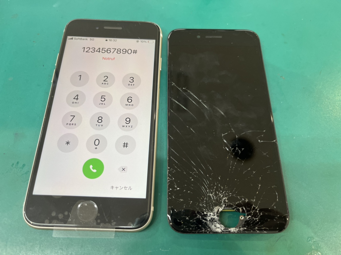 iPhone SE(第3世代) 液晶画面交換　横須賀