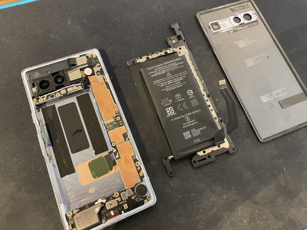 Pixel7aバッテリー交換　関内
