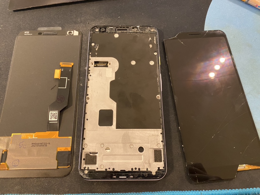 Google Pixel 3a XL 画面交換 関内