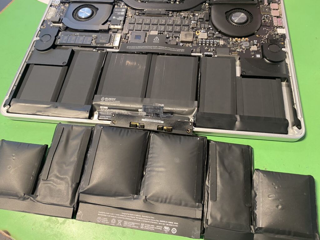 MacBook Pro (Retina) 電池パック交換 関内