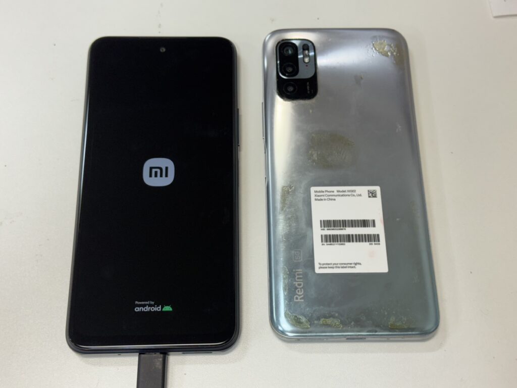 Xiaomi Redmi Note 10 JE 基板移植 修理 関内 桜木町 修理後
