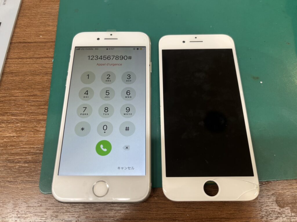iPhone8液晶画面交換 横須賀