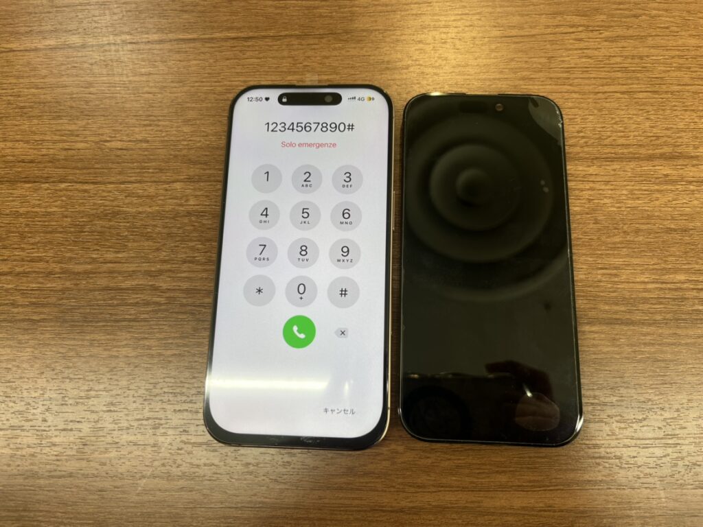 iPhone16 Pro 画面交換　横須賀　即日修対応