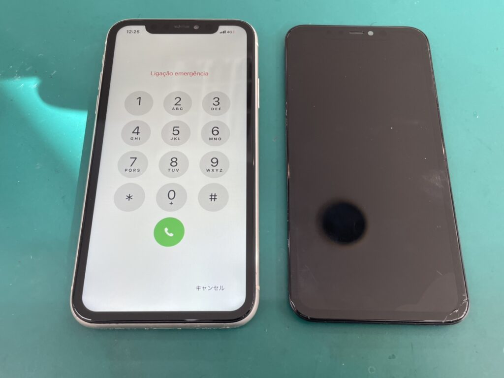 iPhone11画面交換 霞ヶ丘