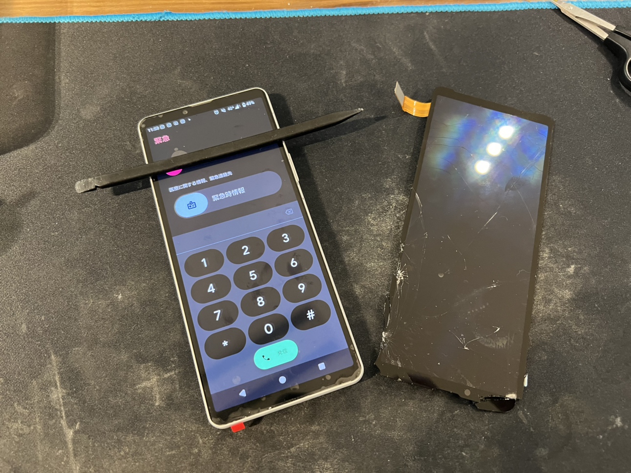 Xperia 10 Ⅵ 画面交換後