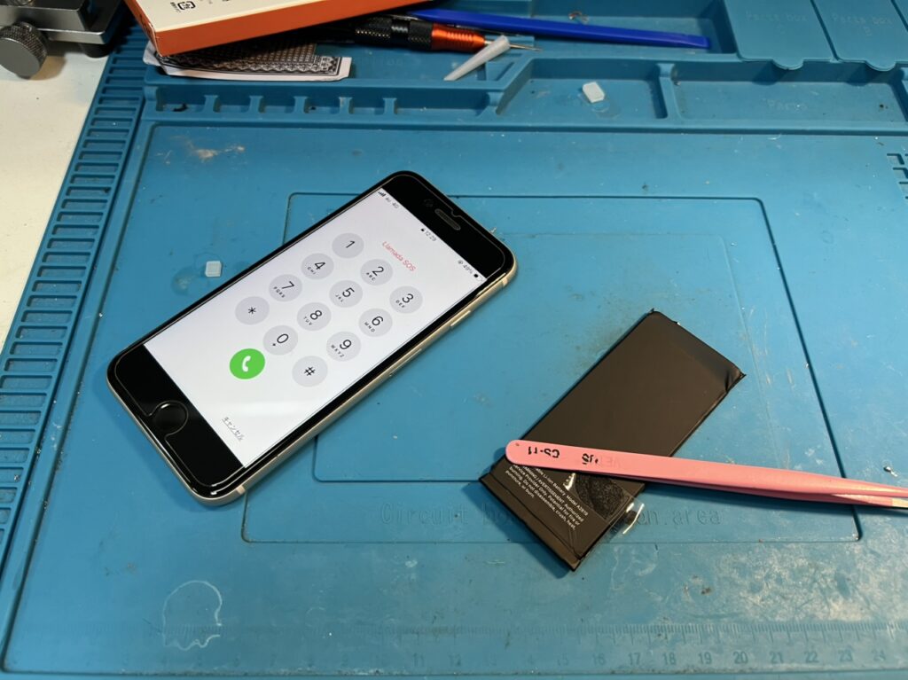 iPhone SE(第2世代)修理完了後