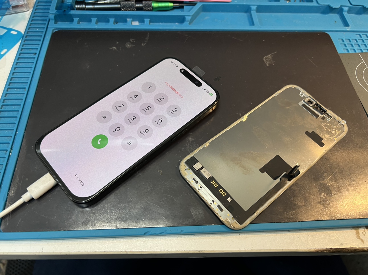 iPhone16Pro画面交換修理