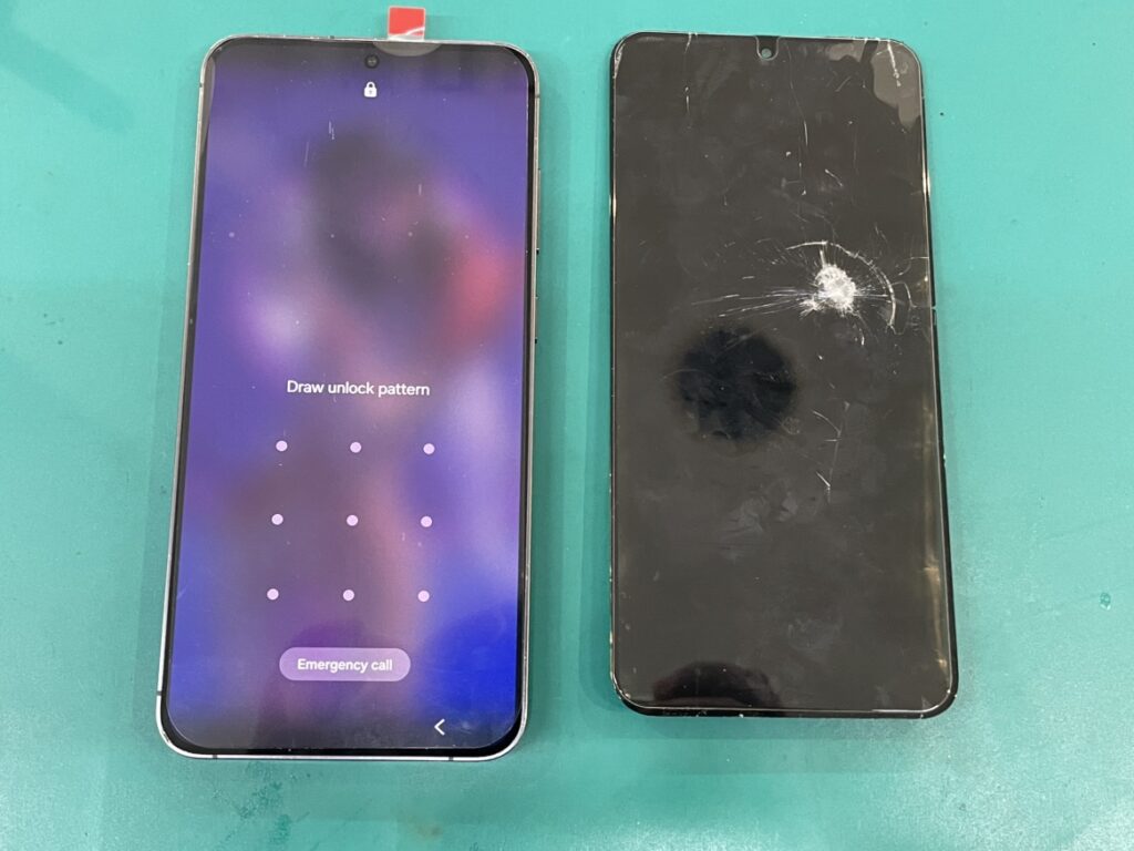 GalaxyS24＋ 液晶画面修理　即日