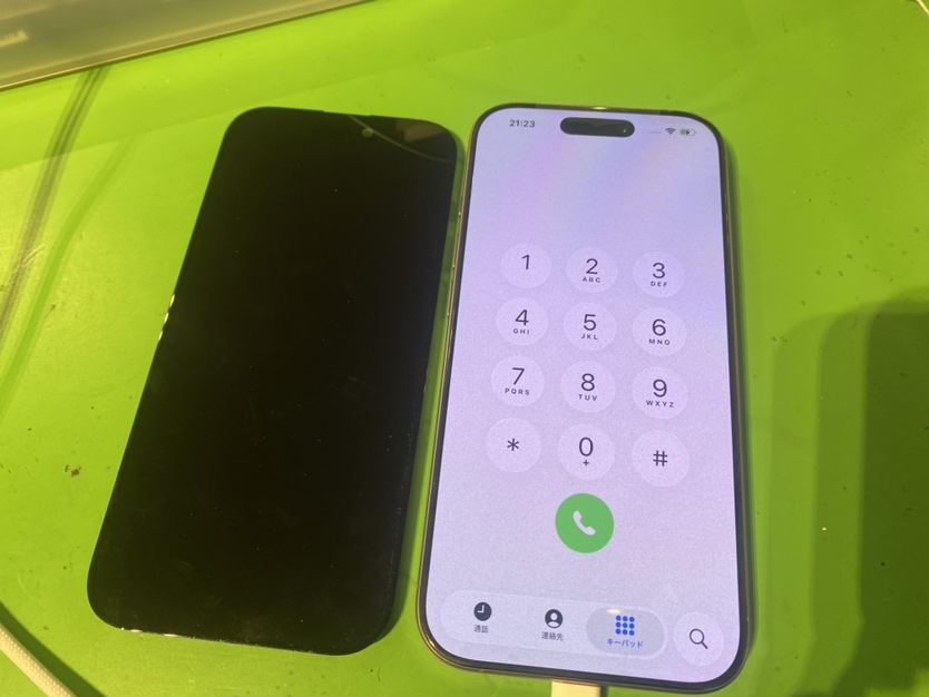 iPhone 16 Pro　画面交換 横浜関内本店