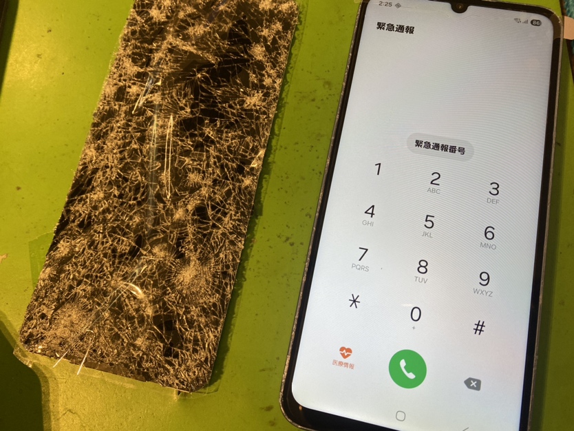 Galaxy A25 5g 画面交換　横浜関内本店