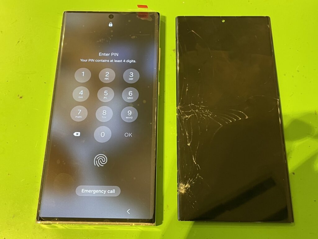 GalaxyS22Ultra 液晶交換 西戸部