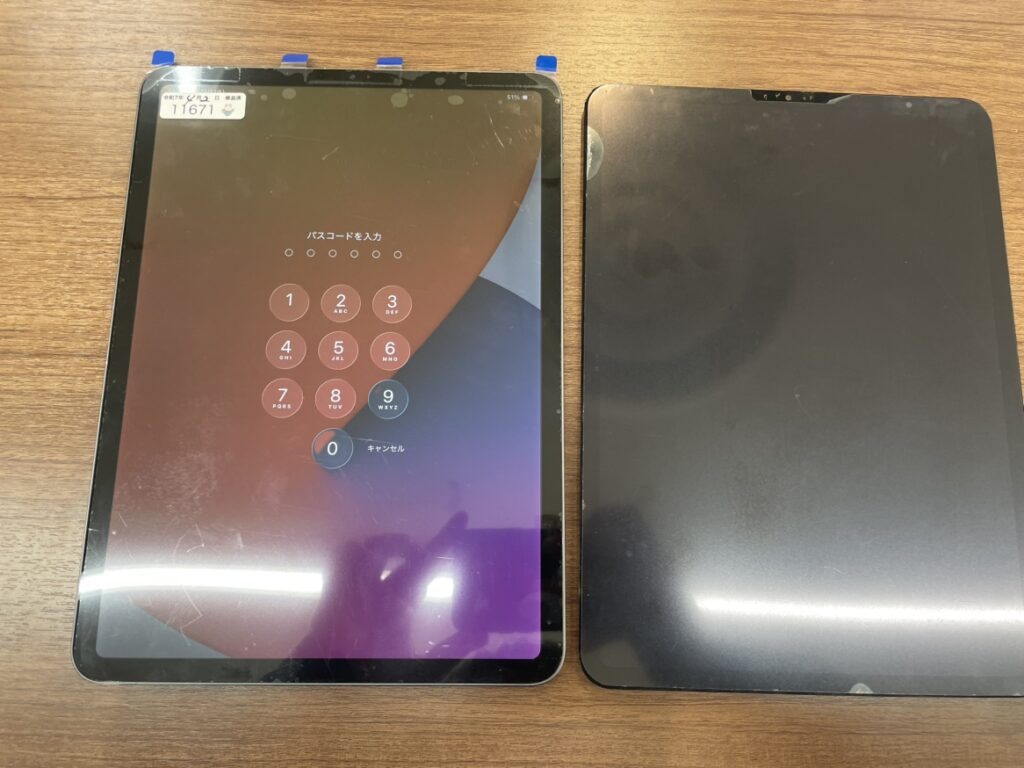 iPadPro11インチ第2世代 画面交換修理 即日完了 横須賀