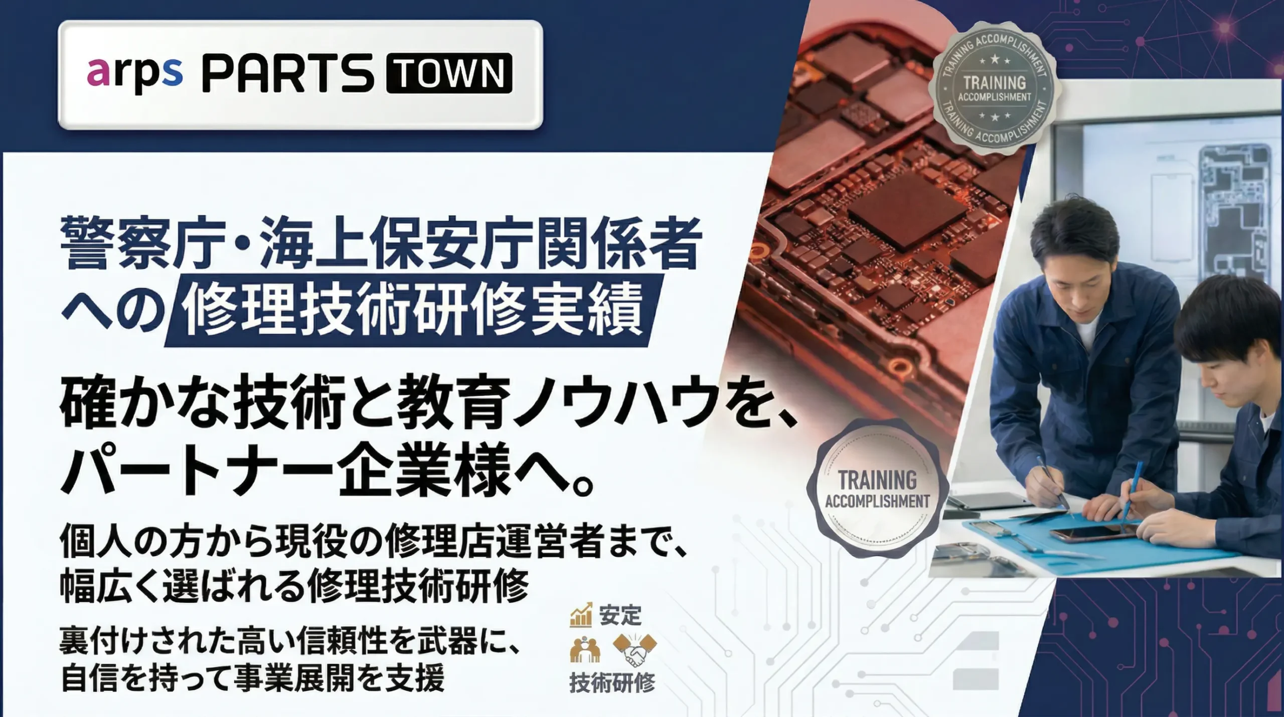 技術研修プログラムバナー