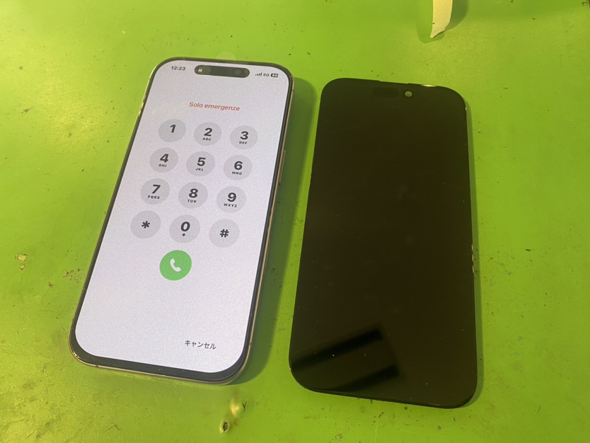 iPhone15Plus 画面交換 横浜関内本店