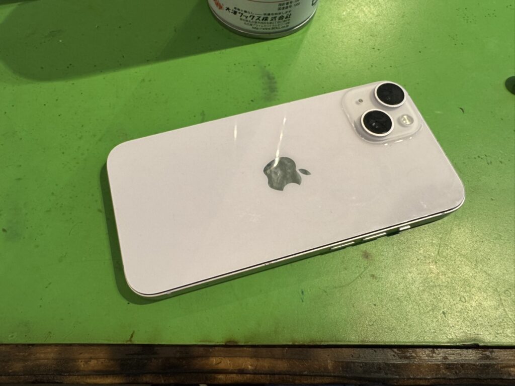 横須賀エリアから受付したバッテリーが劣化したiPhone 14