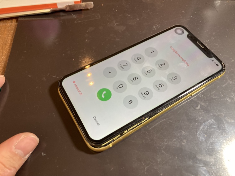 作業前：iPhone11 Proの電池持ちが悪くなった交換前の状態