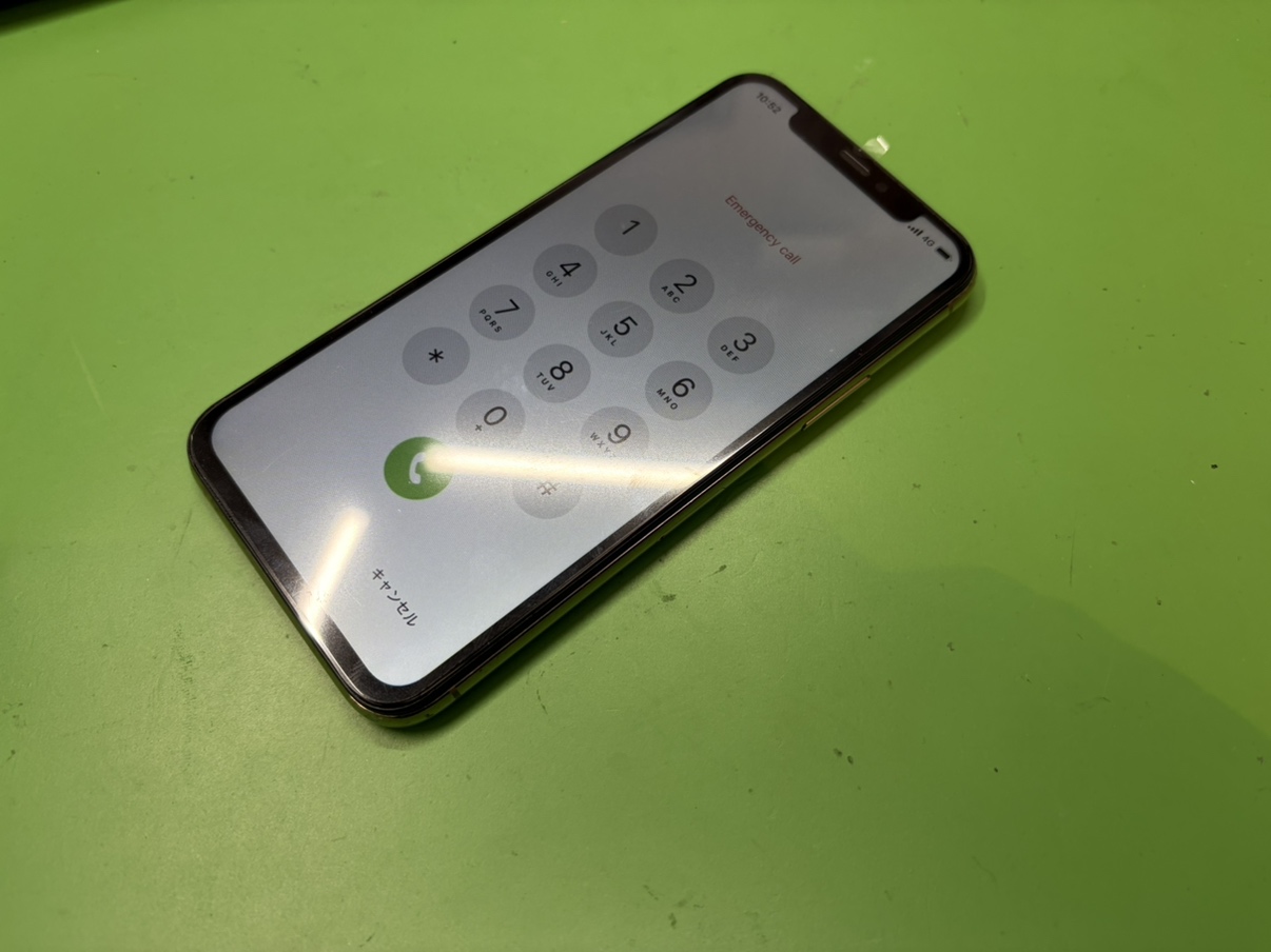 iPhone11Pro画面交換完了後の正常表示確認(横浜関内対応)
